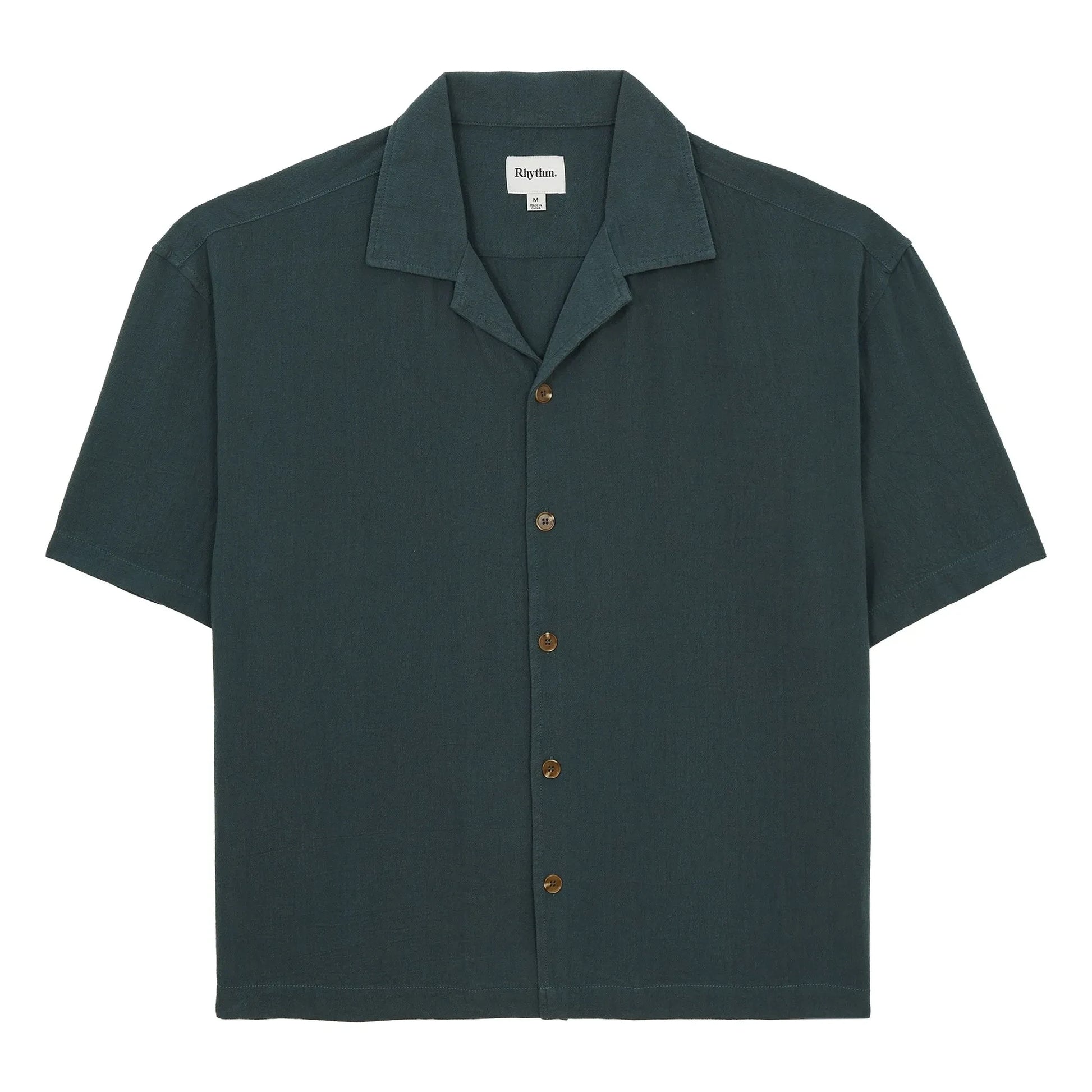 Rhythm - Relaxed Textured Shirt | Green