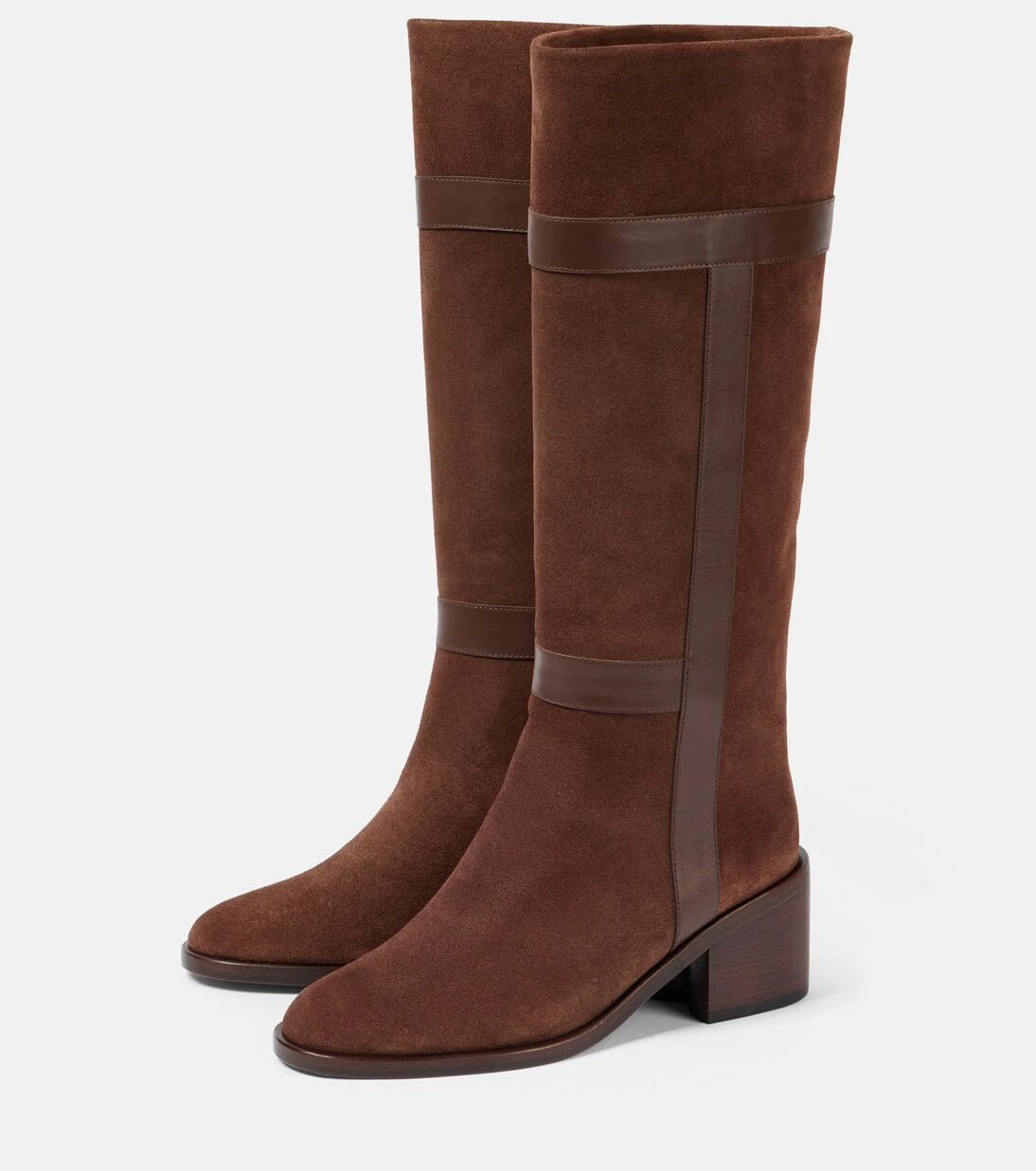 Clergerie - Lyube 65 shearling-lined suede knee-high boots