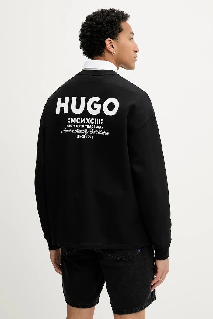 HUGO Blue erkek pamuk Naviu