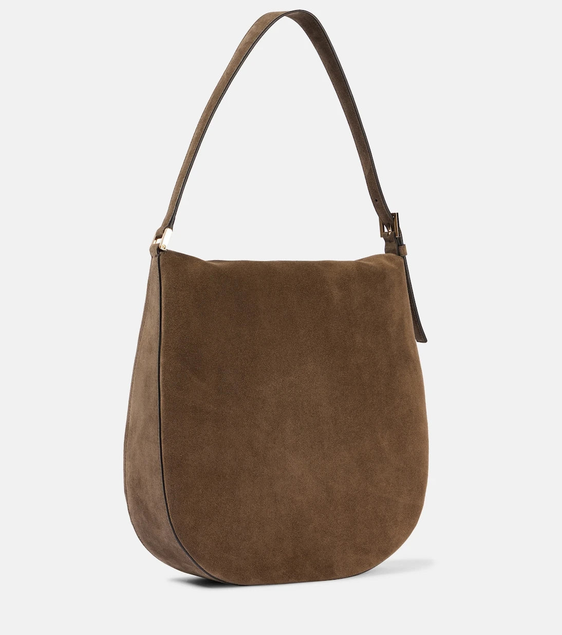 Savette - Large Tondo suede shoulder bag