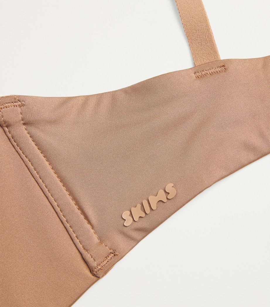 Skims Brown Wireless T-Shirt Bra