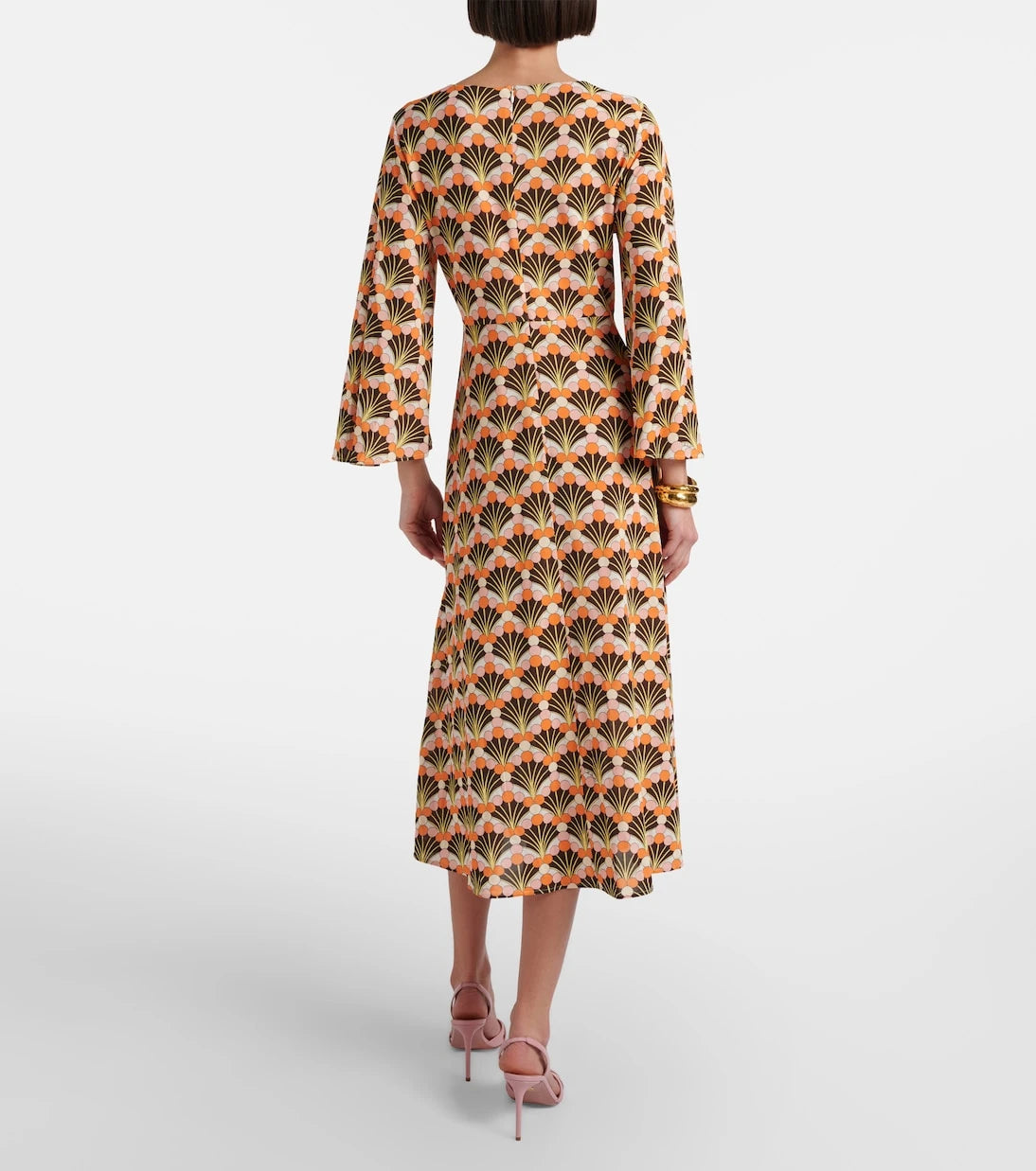 La DoubleJ - Sorella printed midi dress