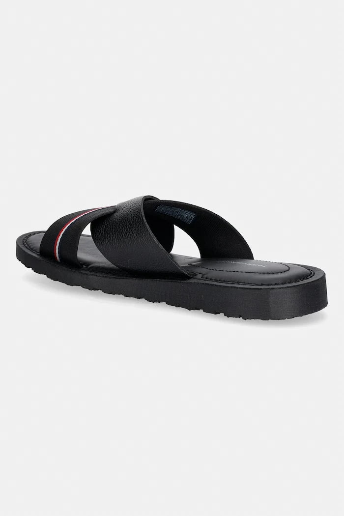 Tommy Hilfiger erkek deri terlik CORE HILFIGER LTH CRISS C SANDAL