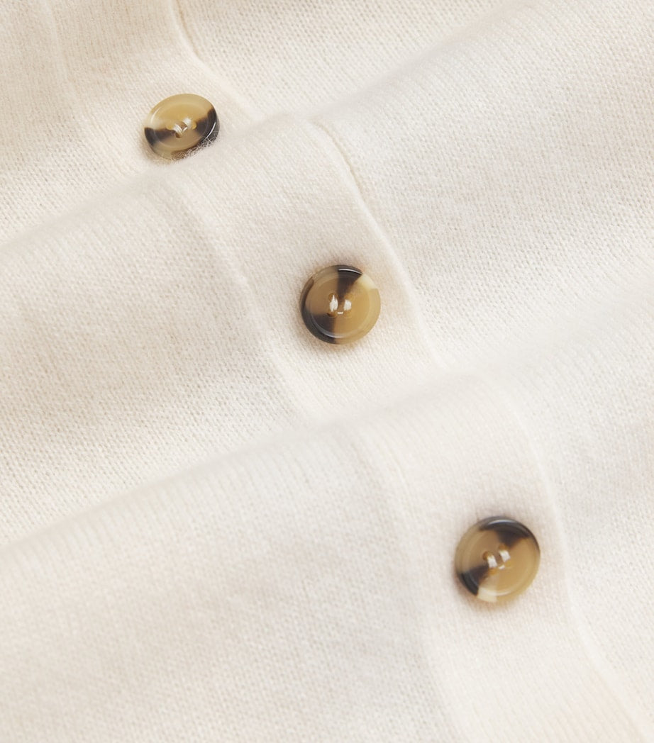 Ivory Cashmere Knit Shirt