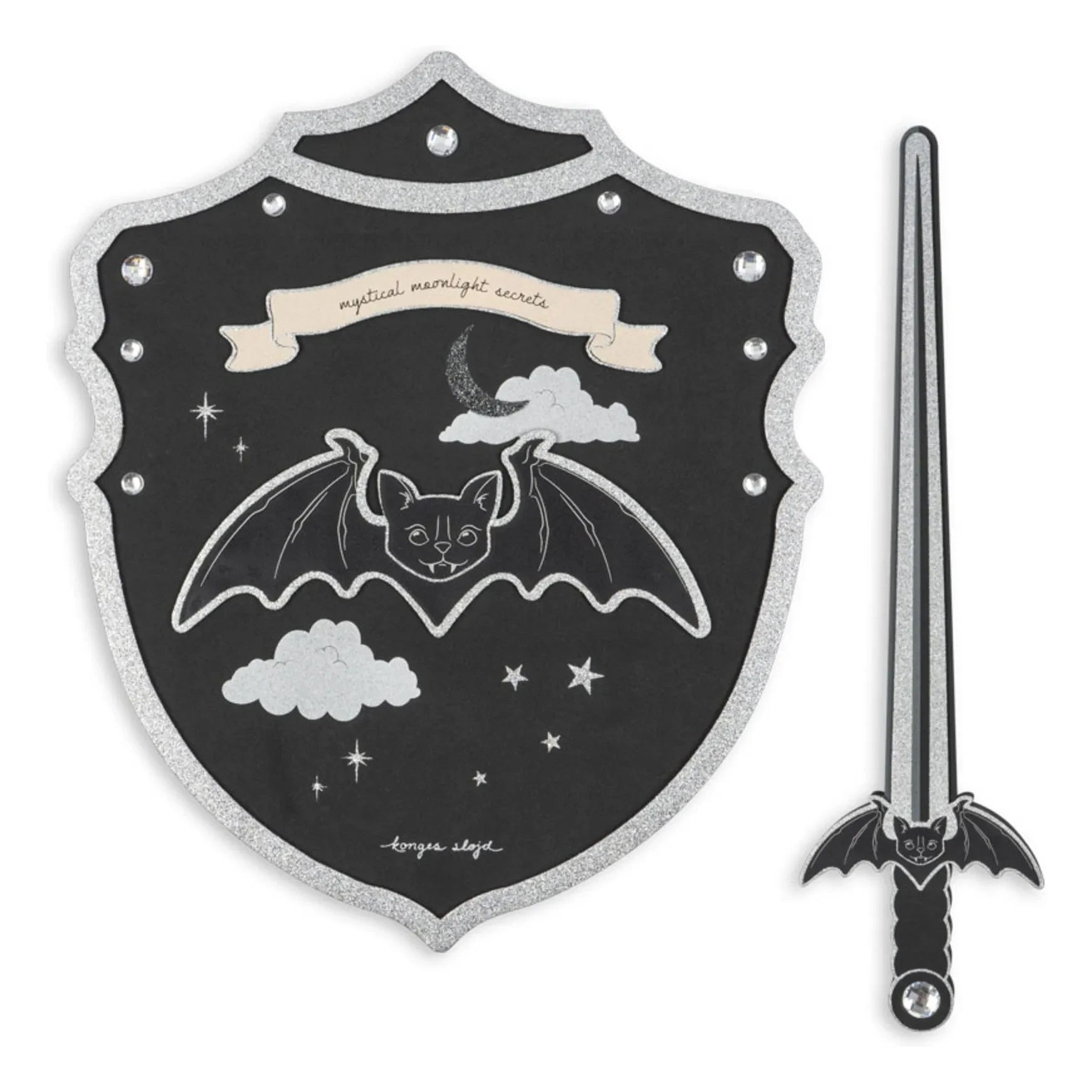 Konges Sløjd - Halloween sword and shield | Black