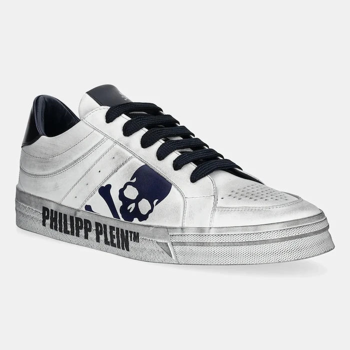 Кожени маратонки Philipp Plein Lo-Top Retrokickz TM