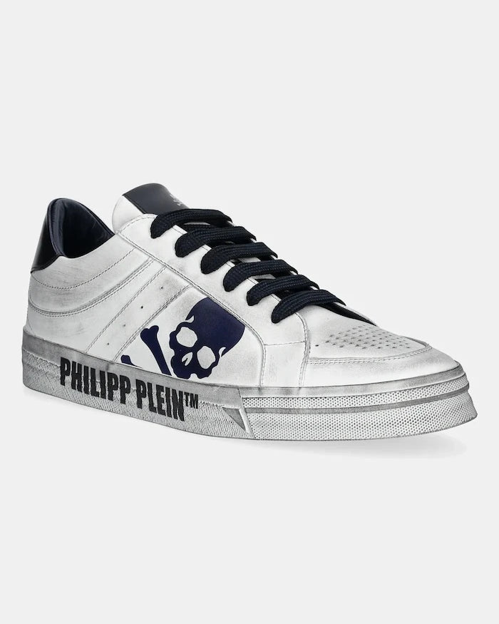 Кожени маратонки Philipp Plein Lo-Top Retrokickz TM