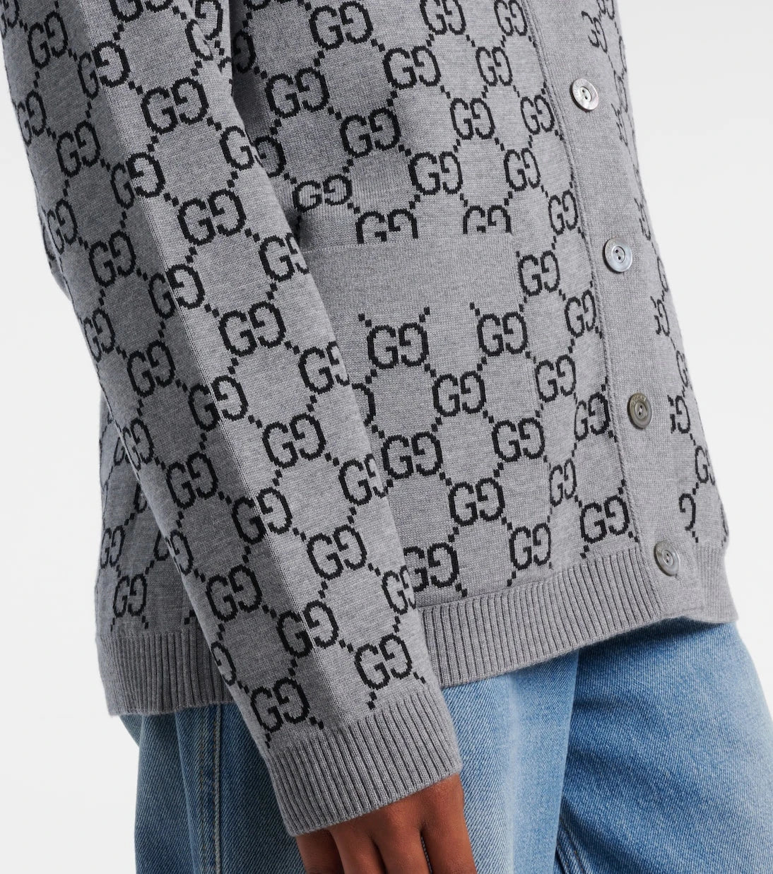 Gucci - GG wool-blend cardigan