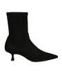 Stuart Weitzman Black Suede Naomi Ankle Boots 50