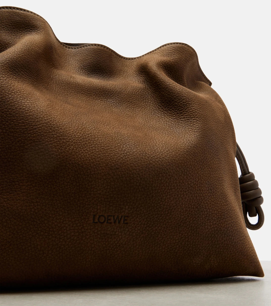 Loewe - Flamenco Medium suede clutch