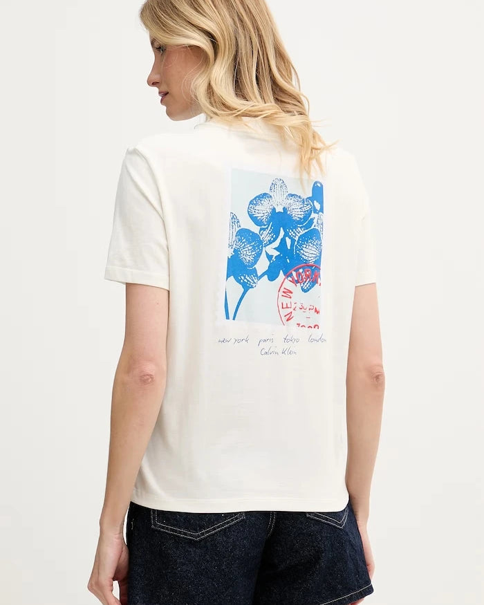 Calvin Klein Jeans Kadın Pamuklu Tişört