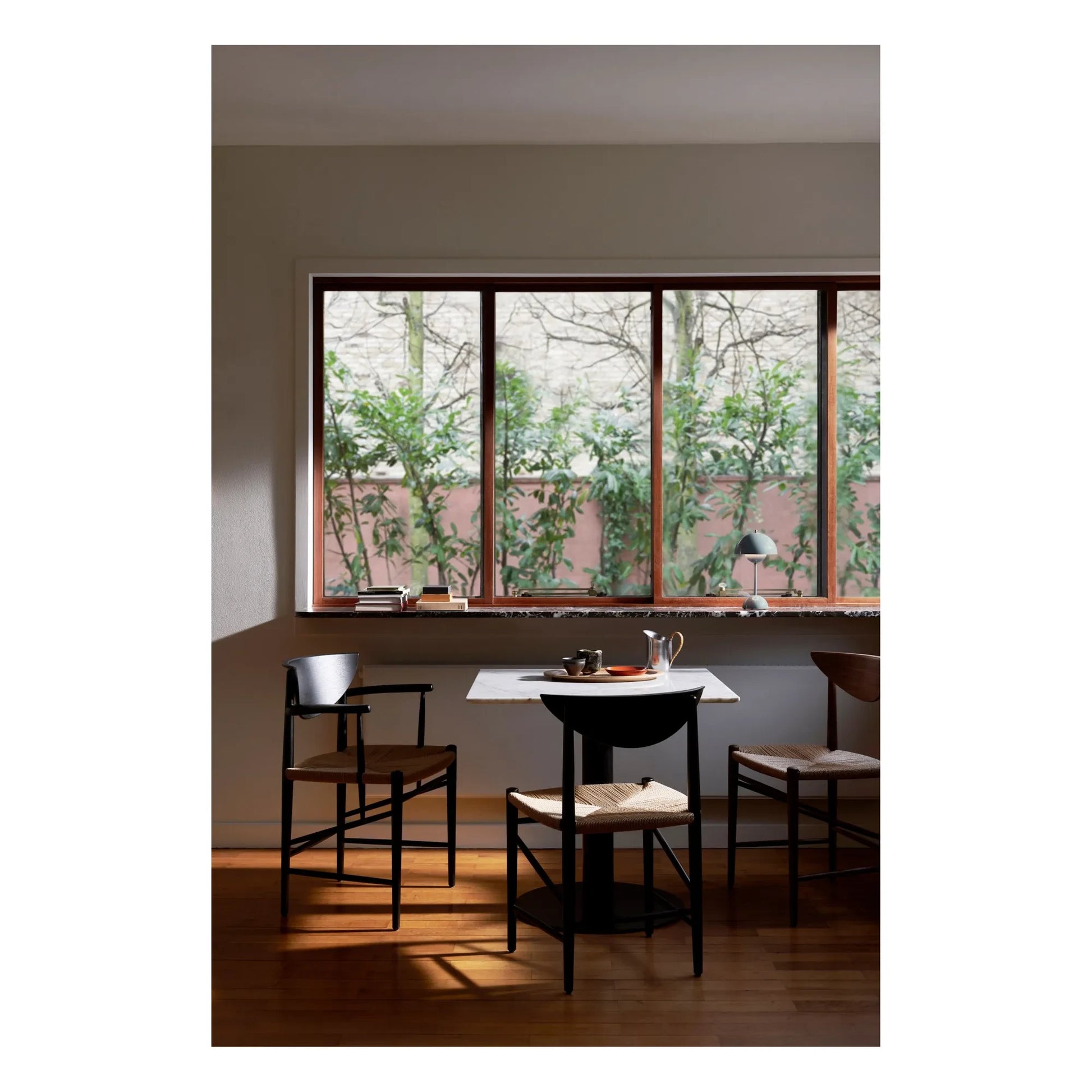& Tradition - HM3 Drawn Wooden Chair | Black Oak