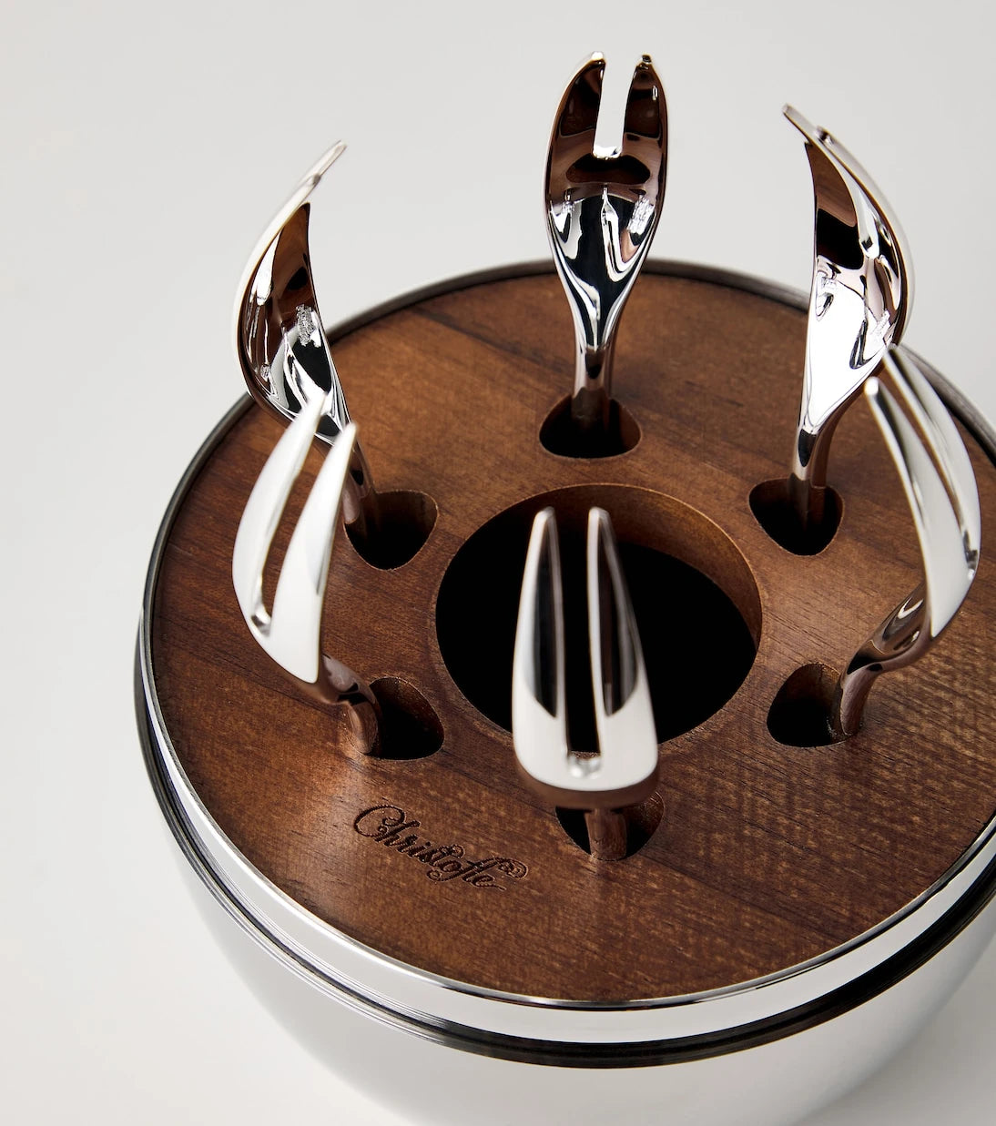 Christofle - Mood Yummy silver-plated 6-piece fork set