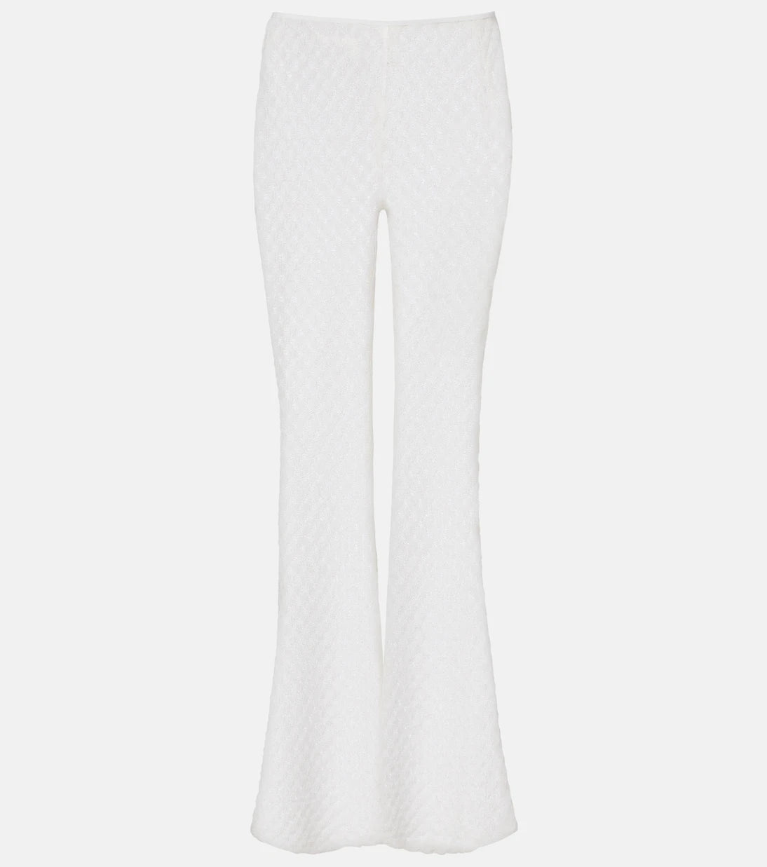 Missoni - Open-knit lamé wide-leg pants