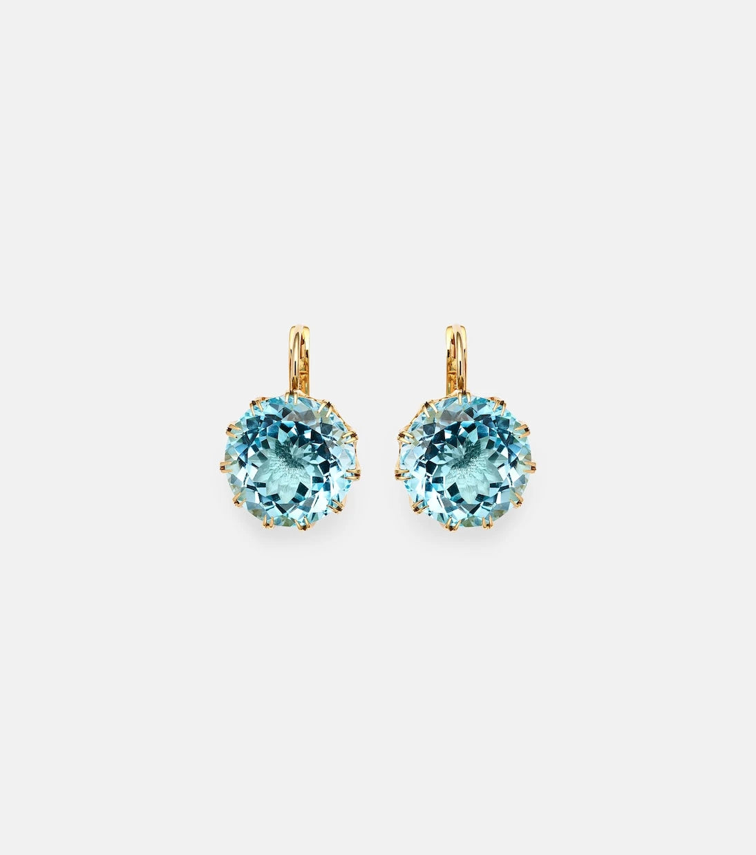 Ileana Makri - 18kt gold earrings with topaz