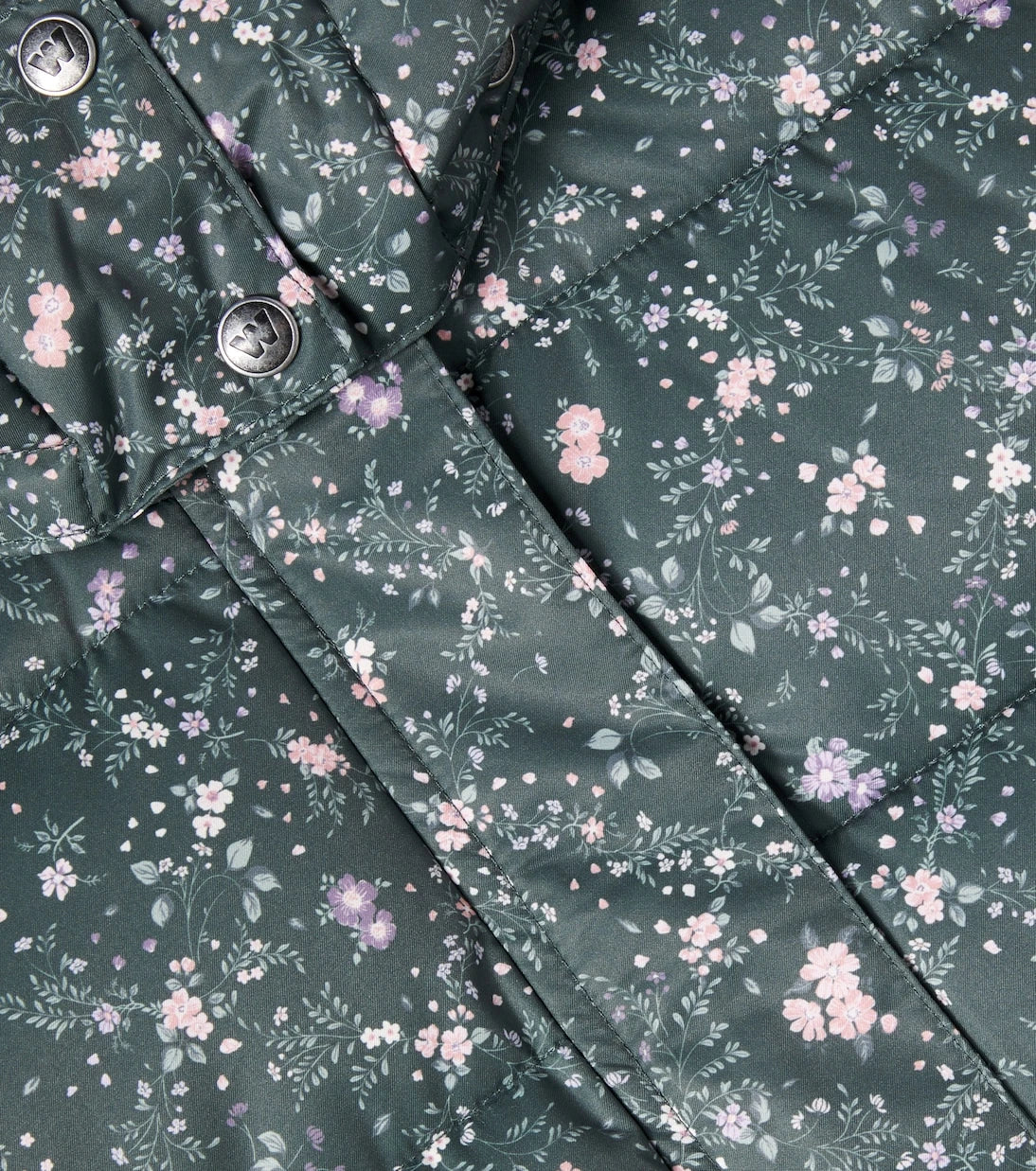 Wheat - Yrsa floral puffer coat