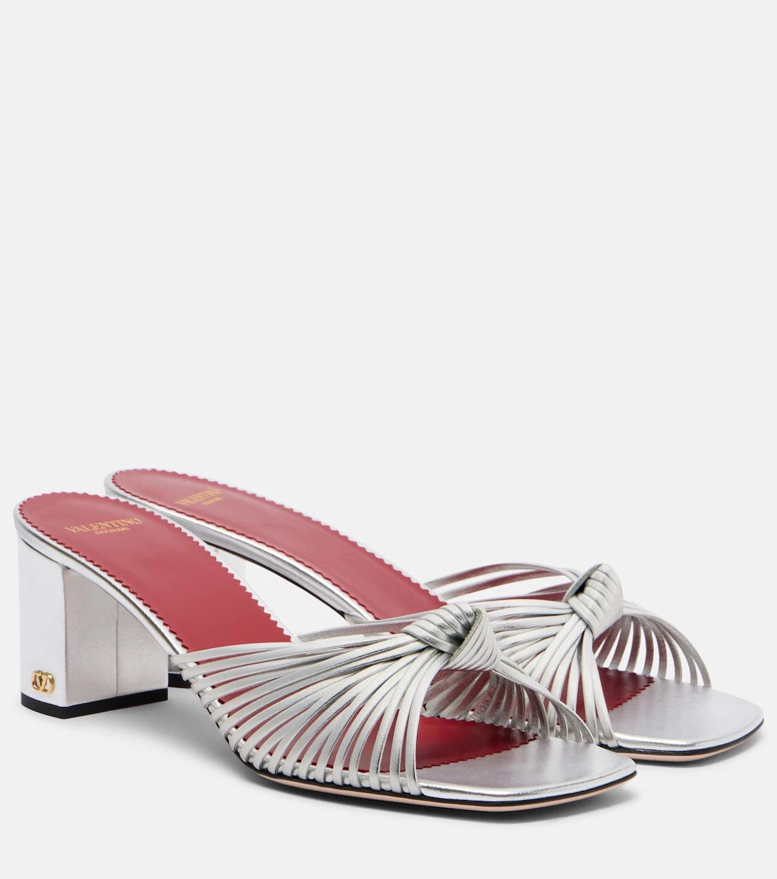 Valentino Garavani - Annet metallic leather sandals