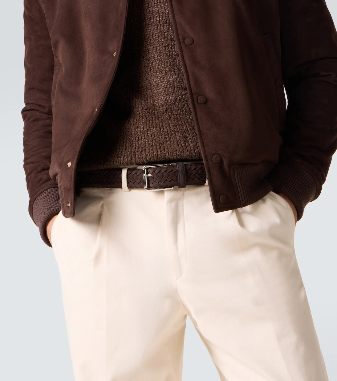 Tod's - Braided suede belt