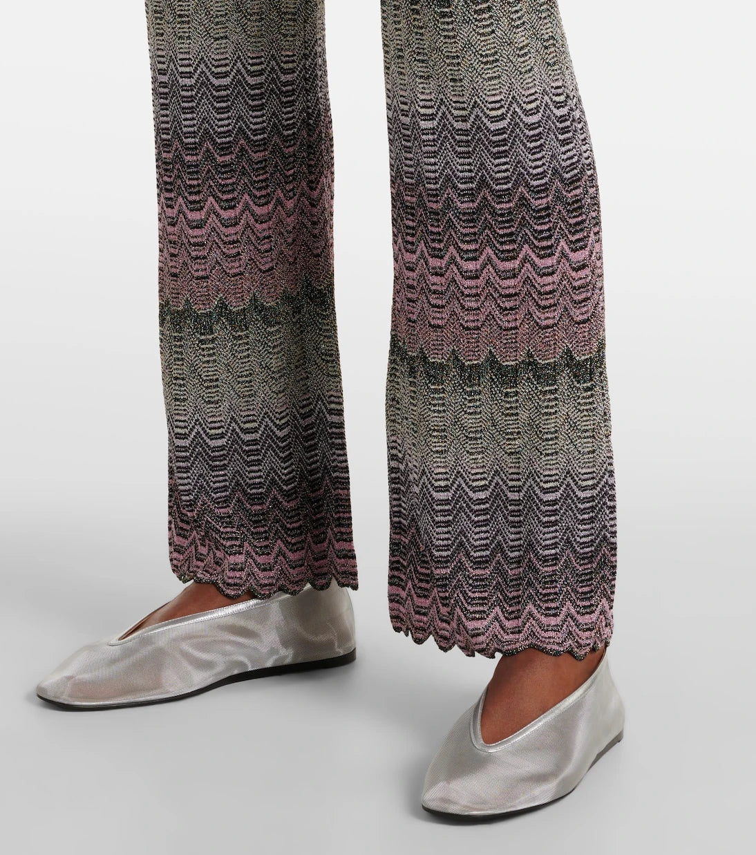 Missoni - Zigzag high-rise flared pants