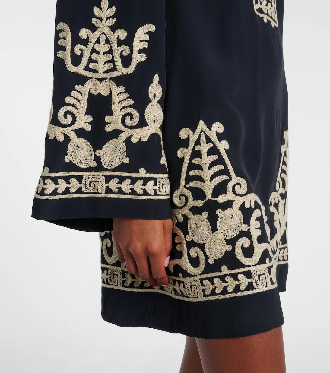 Marant Etoile - Fadeli embroidered crêpe tunic
