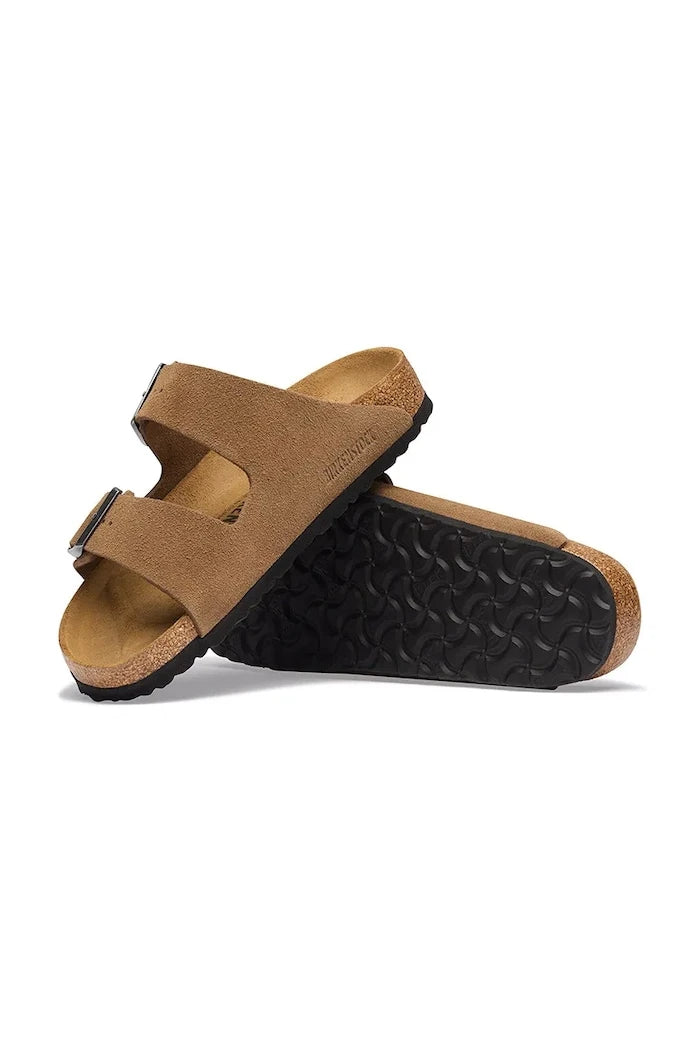 Birkenstock чехли от велур Arizona Suede Leather