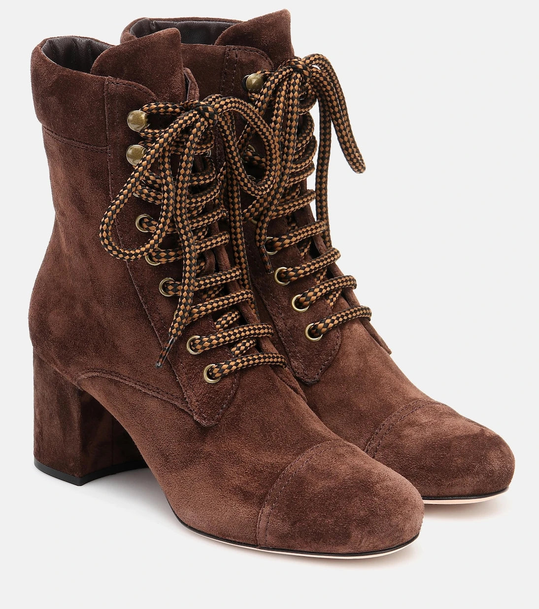 Miu Miu - Suede ankle boots
