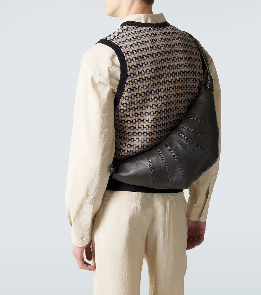 Lemaire - Croissant Medium leather shoulder bag