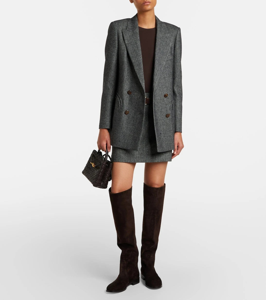 Gianvito Rossi - Zayne suede knee-high boots