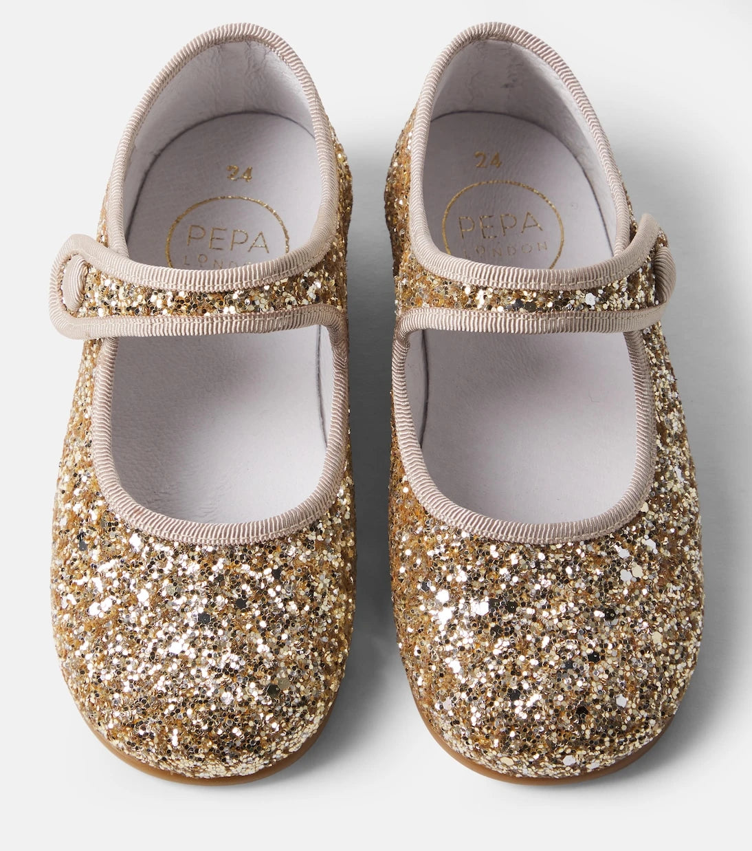 Pepa London - Glitter Mary Jane flats