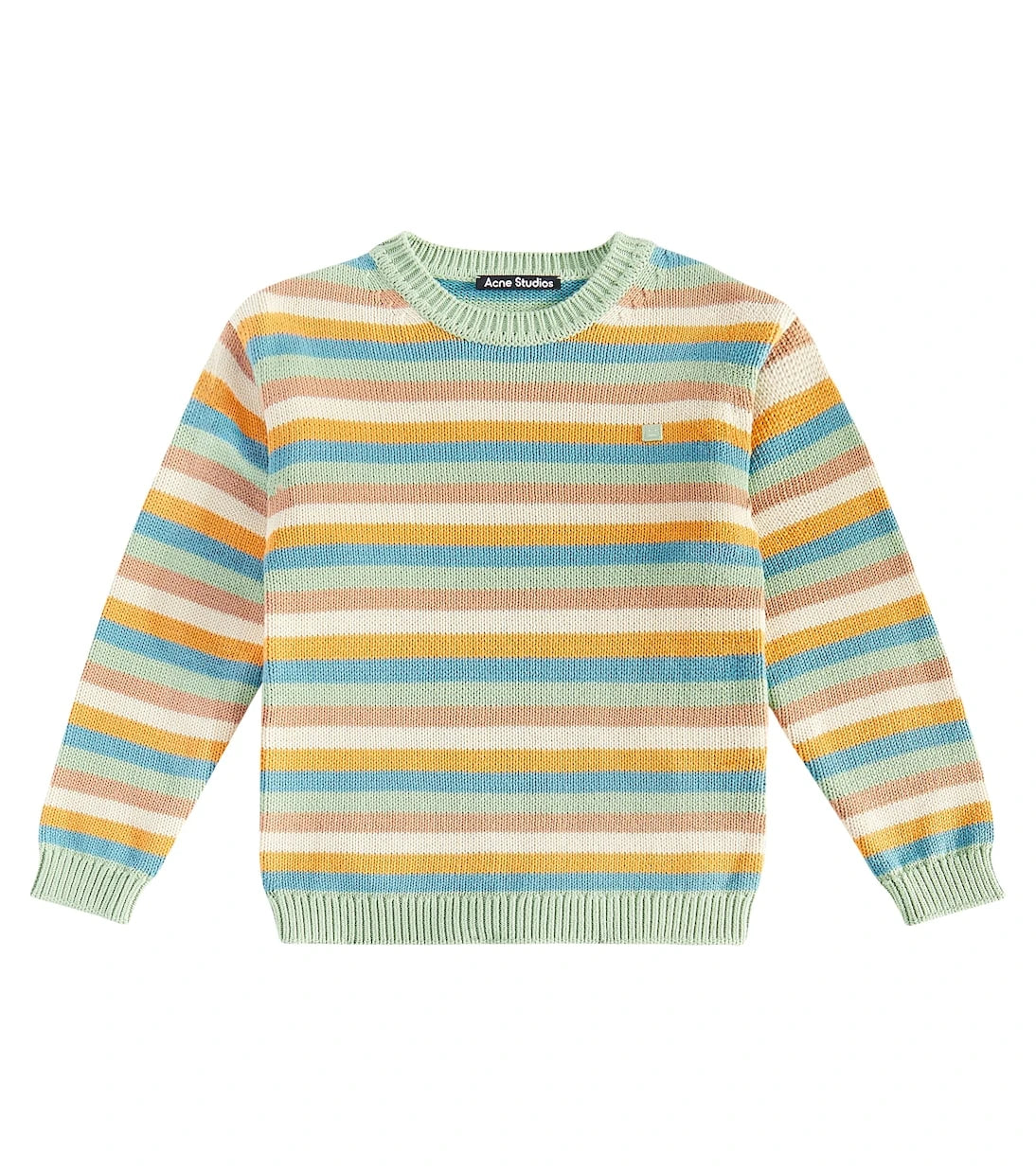 Acne Studios Kids - سترة قطنية مخططة