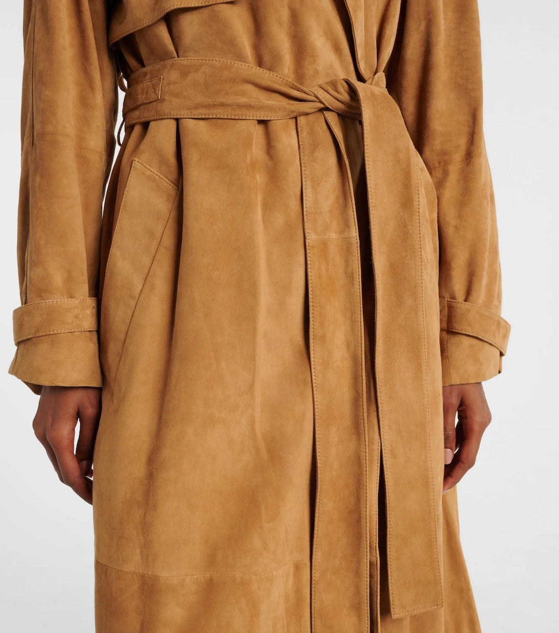 Proenza Schouler - معطف ترينش من الشمواه طراز Ramona