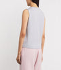 Extreme Cashmere Blue Cotton-Cashmere No.421 Player Tank Top