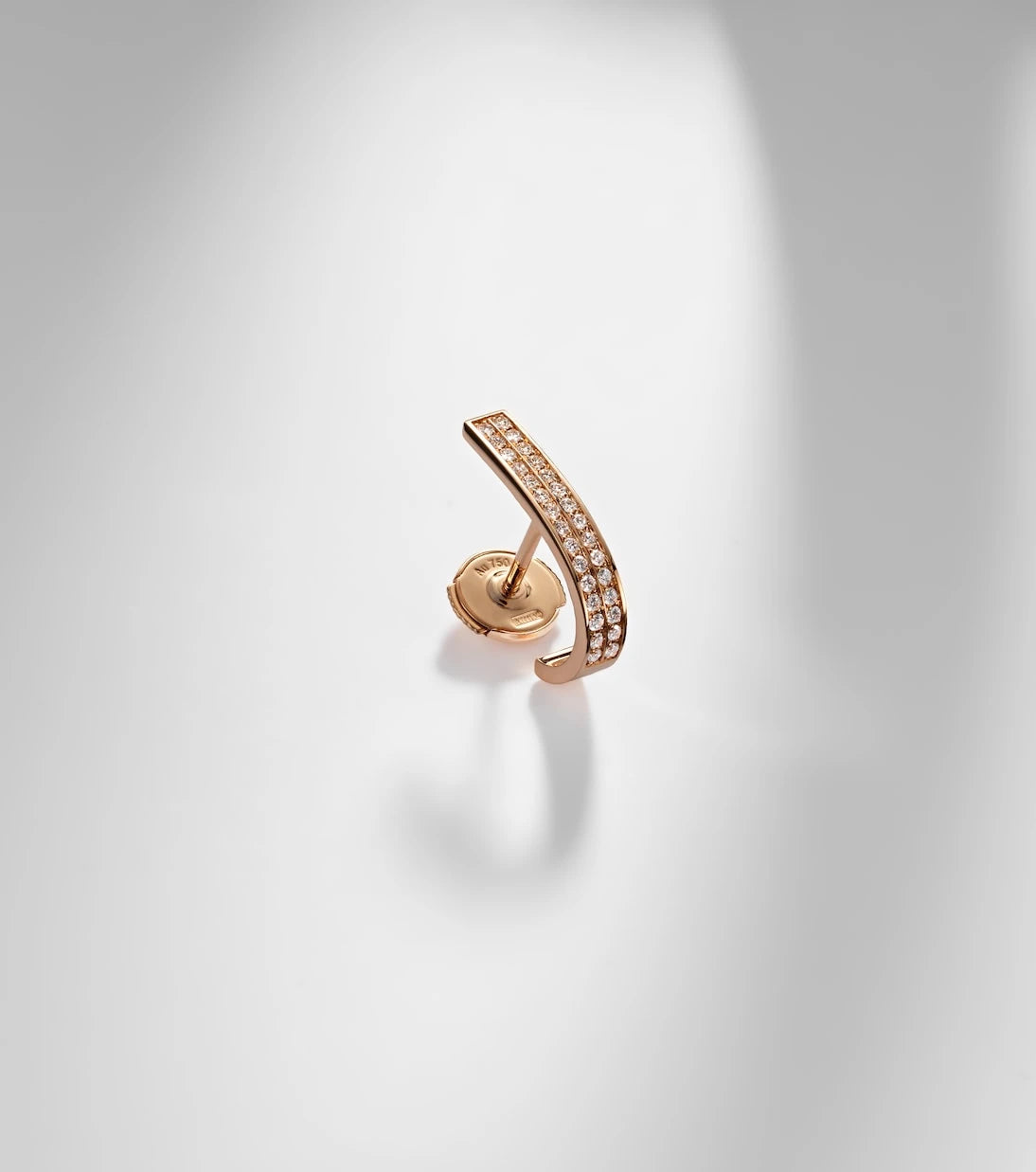 Repossi - Berbere 18kt rose gold single earring with diamonds