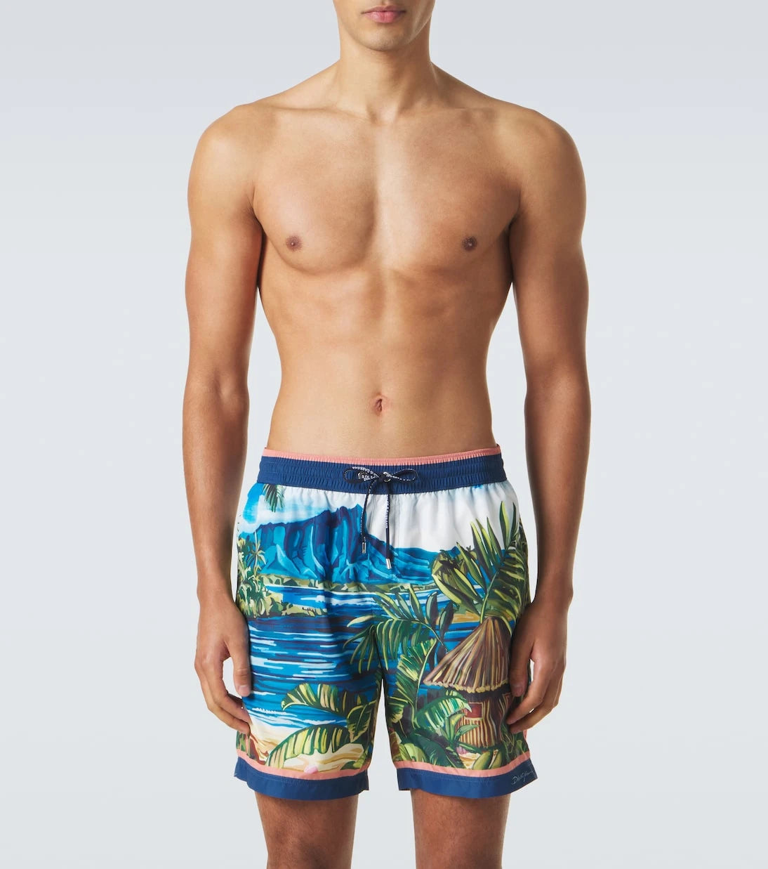 Dolce&Gabbana - Printed swim trunks