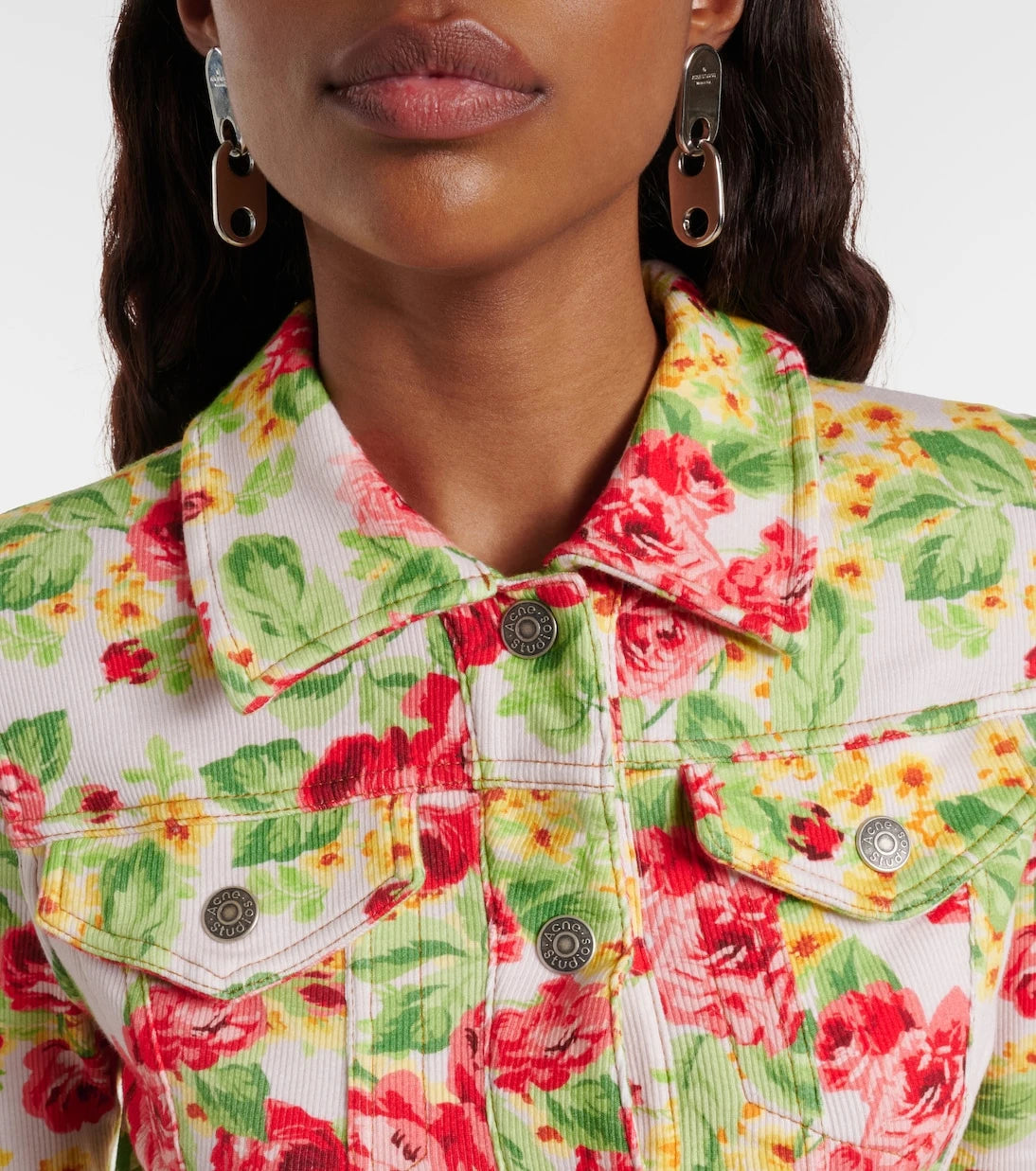 Acne Studios - Ojalva floral denim jacket