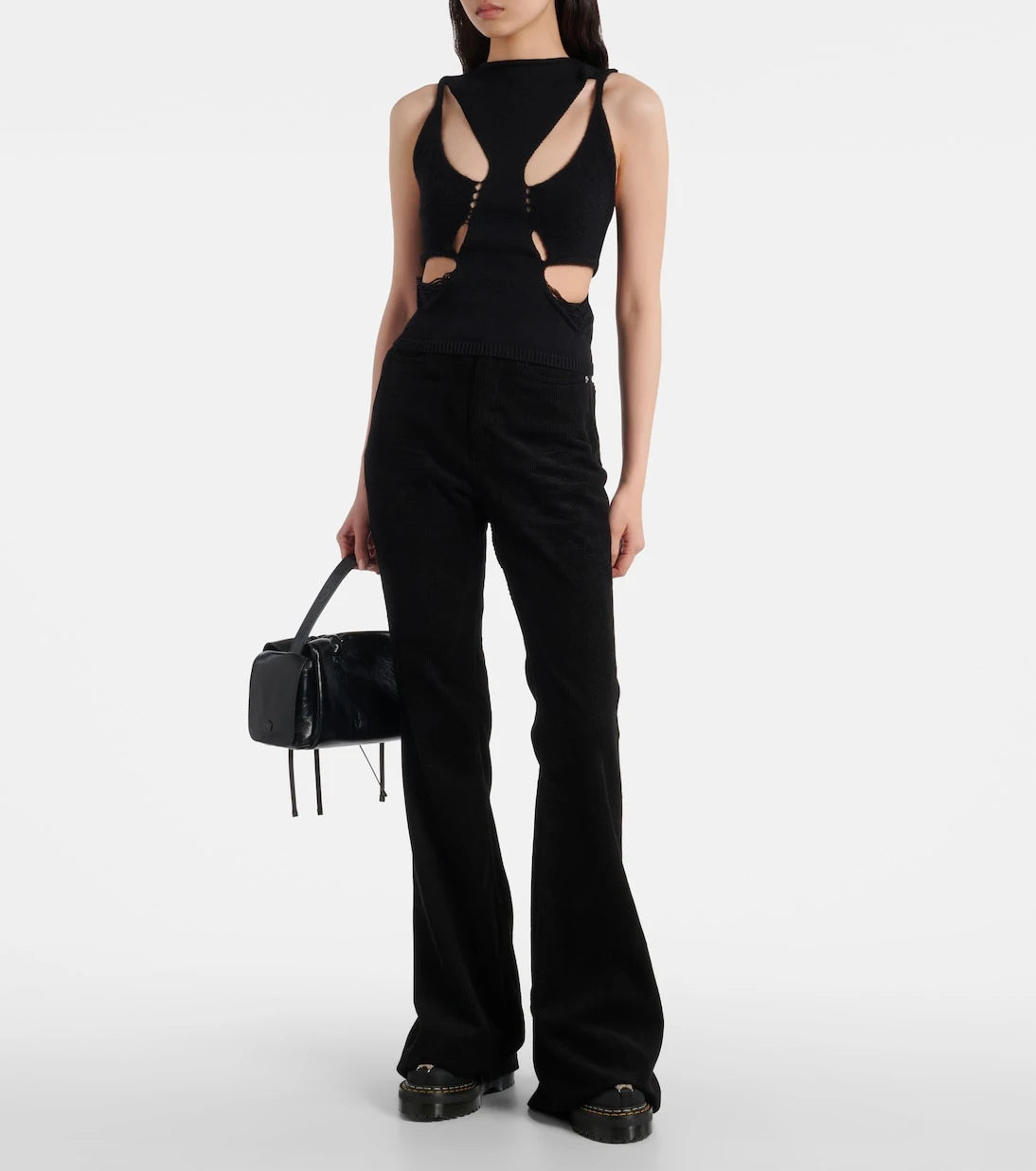 Rick Owens - Alpaca-trimmed virgin wool top