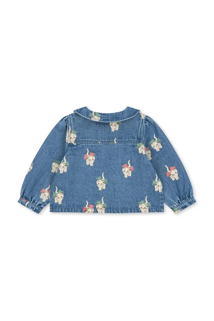 Konges Sløjd MAGOT COLLAR JACKET GOTS Çocuk Pamuk Ceket