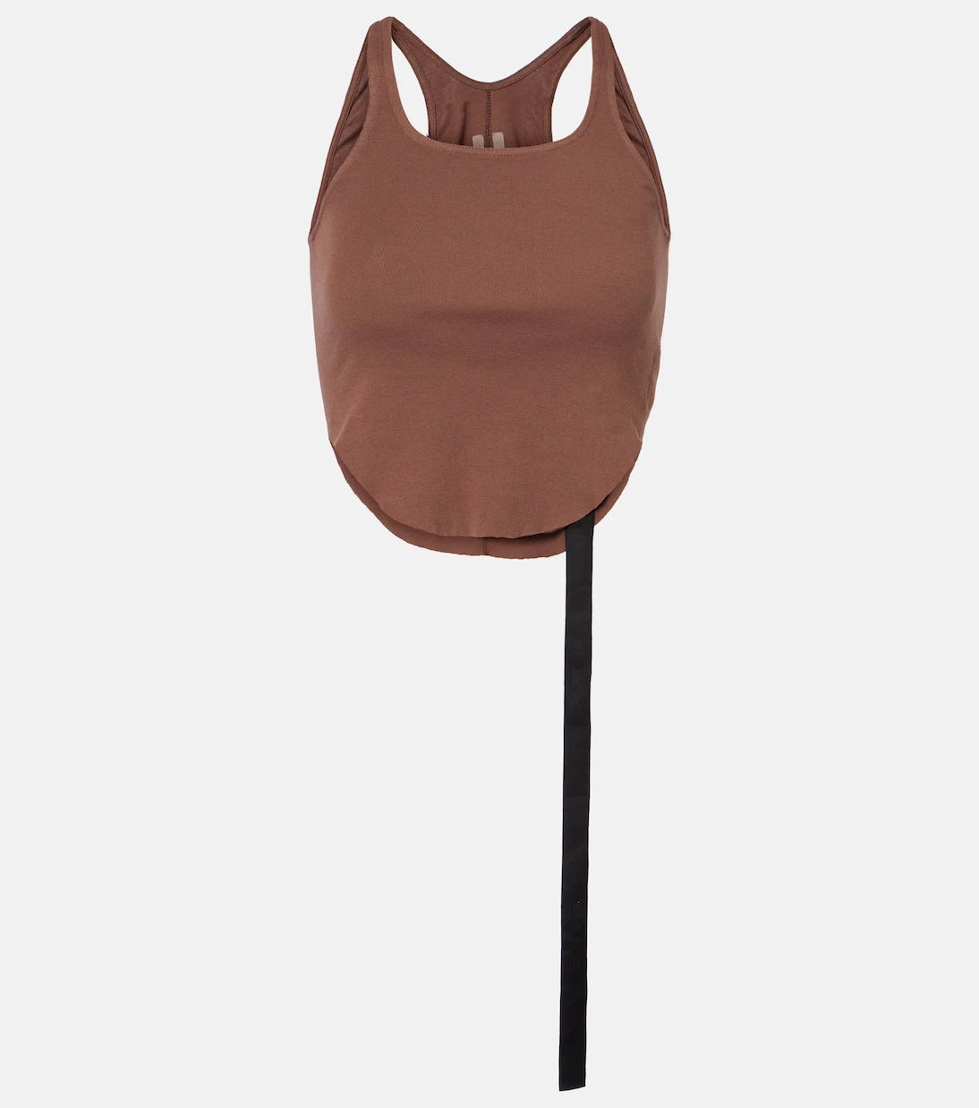 Rick Owens - Cropped cotton jersey tank top