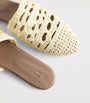 RAMLA Beige Raffia Mules