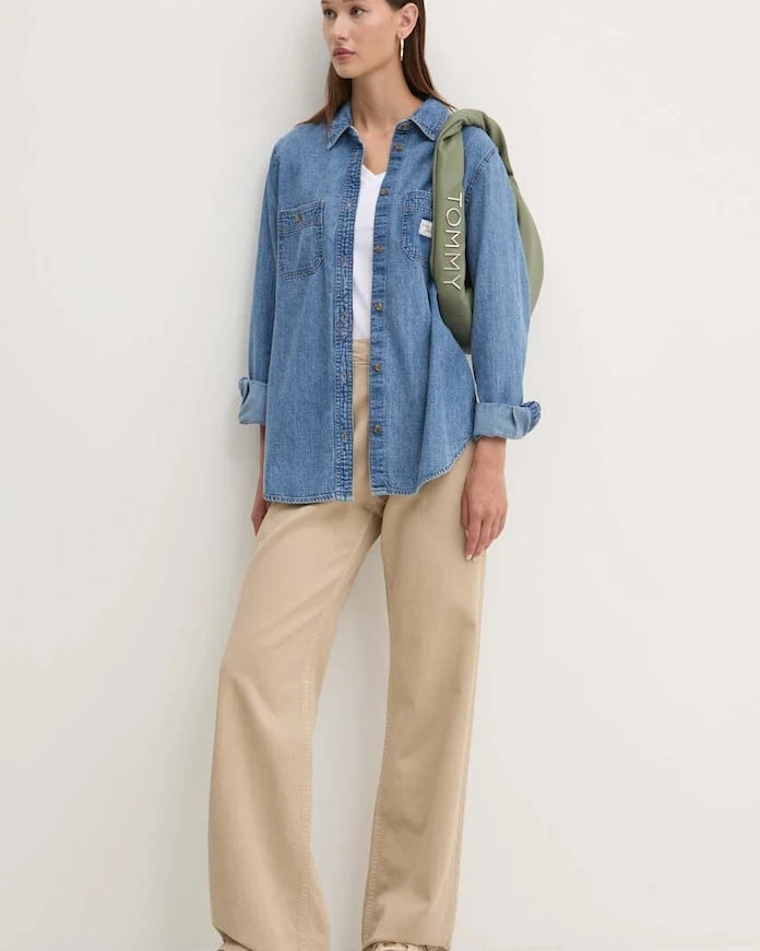 Дънкова риза Guess Jeans