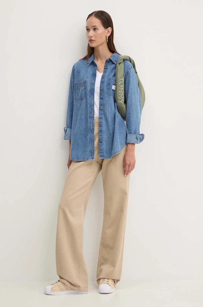 Дънкова риза Guess Jeans