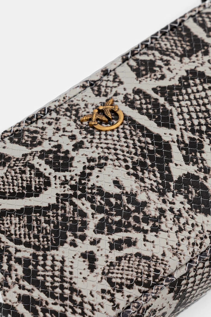 Pinko kadın deri crossbody çanta