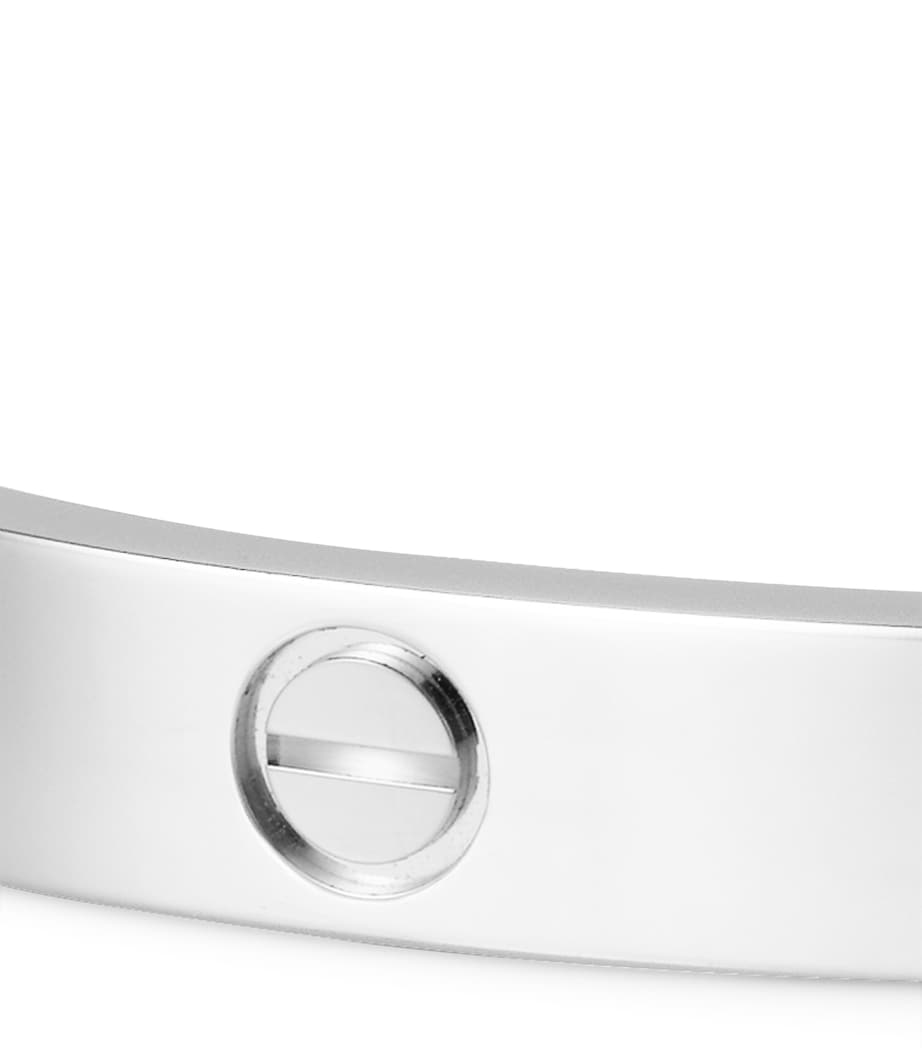 Cartier LOVE Classic White Gold Bracelet