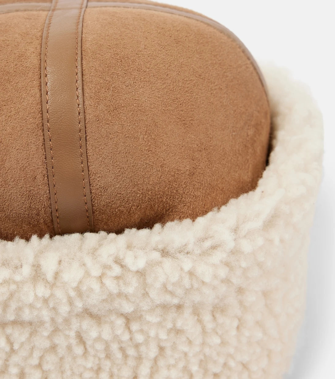 Toteme - Shearling and leather hat
