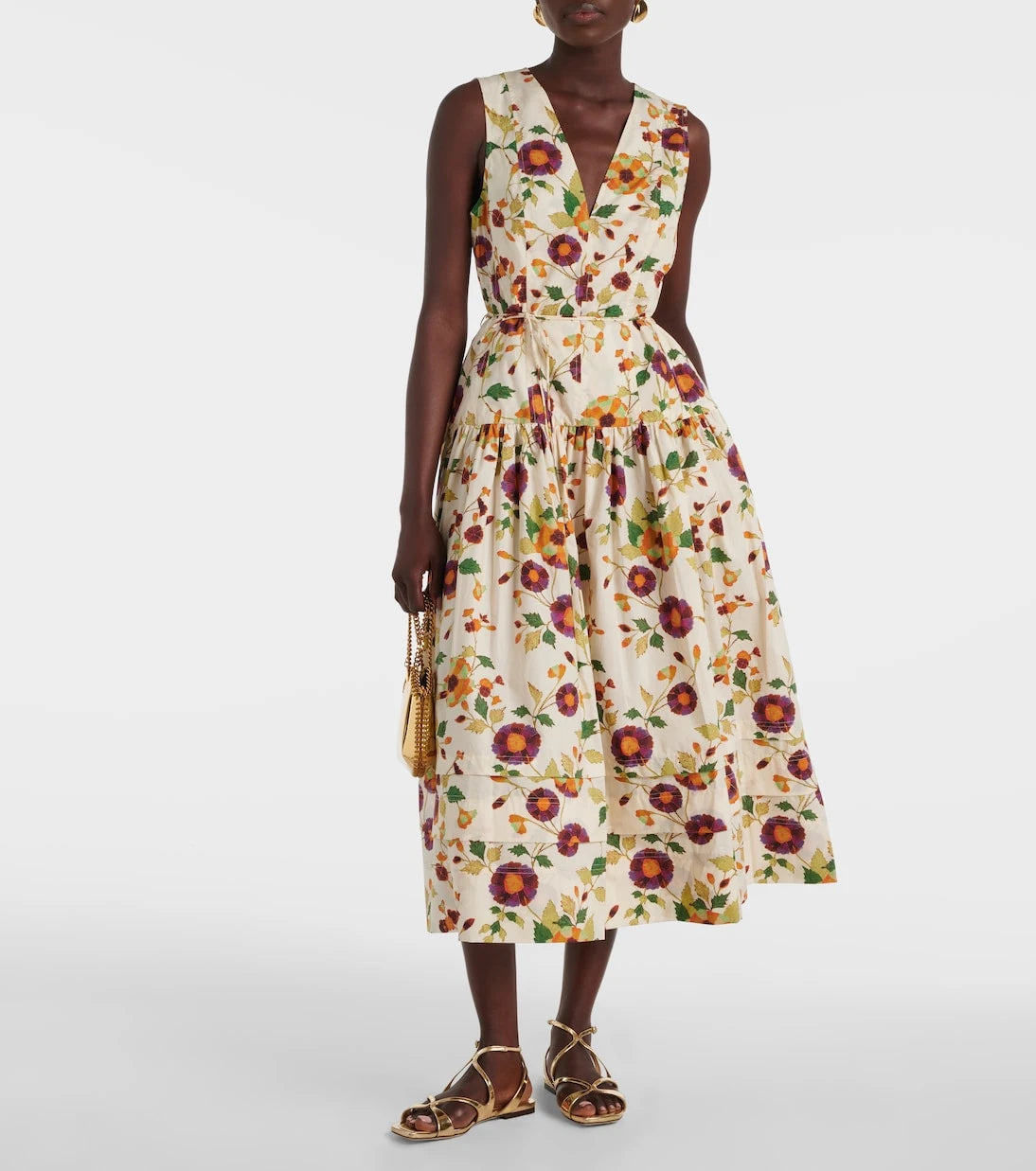 Ulla Johnson - Kiran floral cotton midi dress