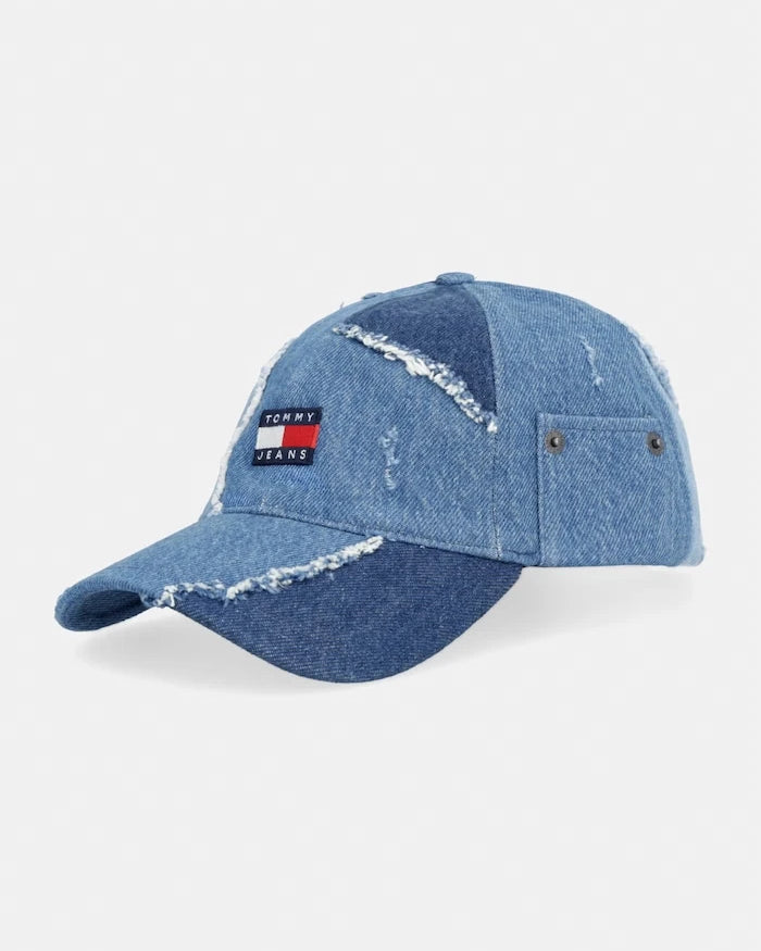 Tommy Jeans бейзболна шапка мъжка от памук