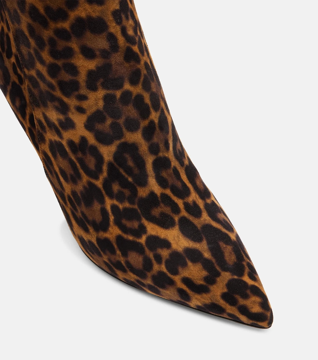 Gianvito Rossi - Levy 85 leopar desenli süet bilekte bot