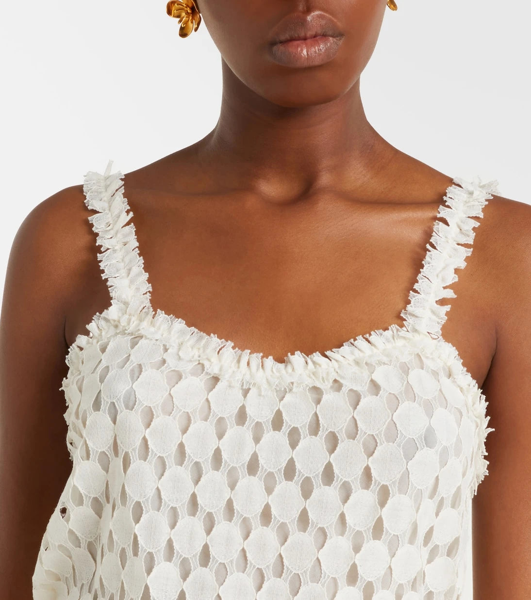 Ulla Johnson - Francoise lace cotton-blend top