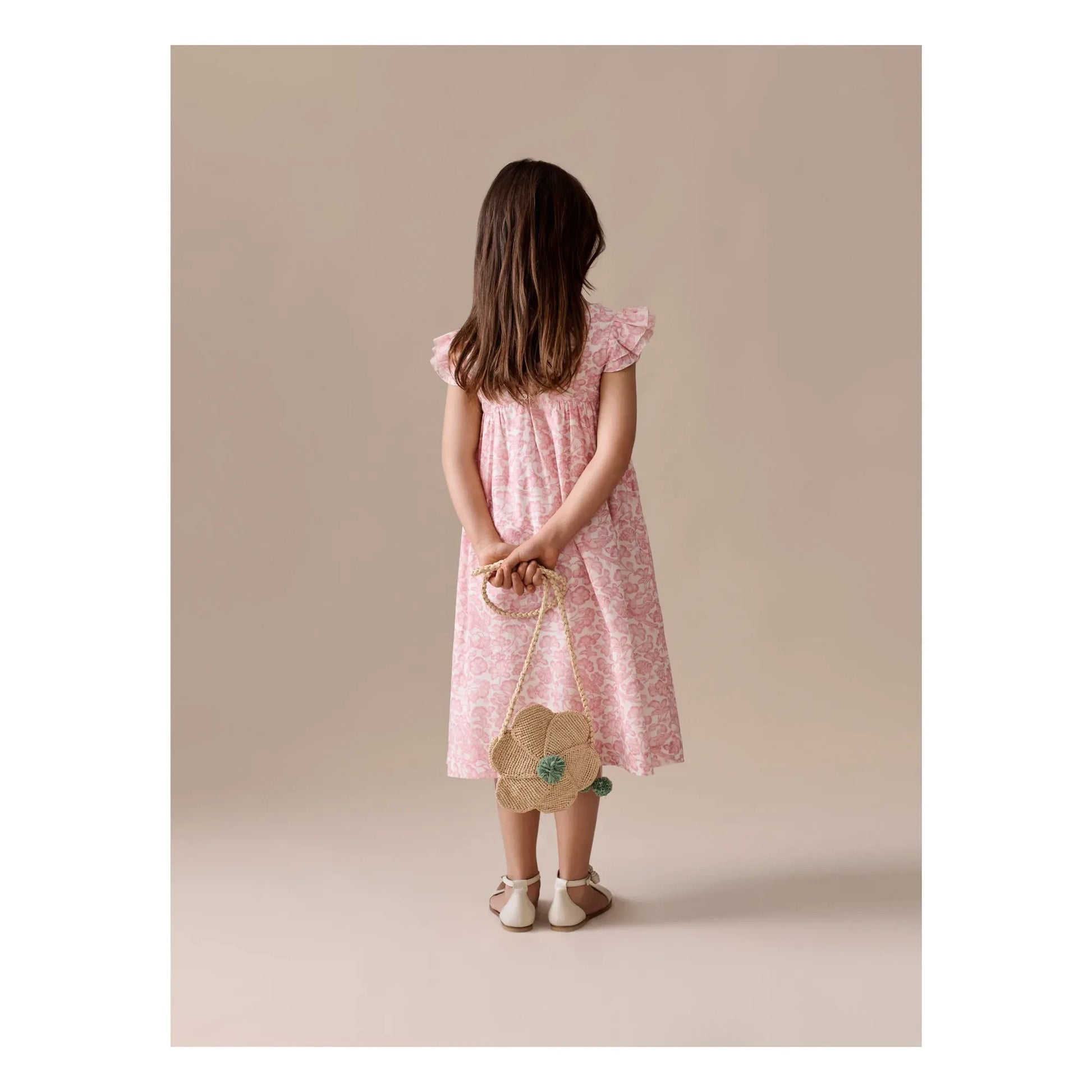 Bonpoint - Galantine Fleurie Dress | Powder pink