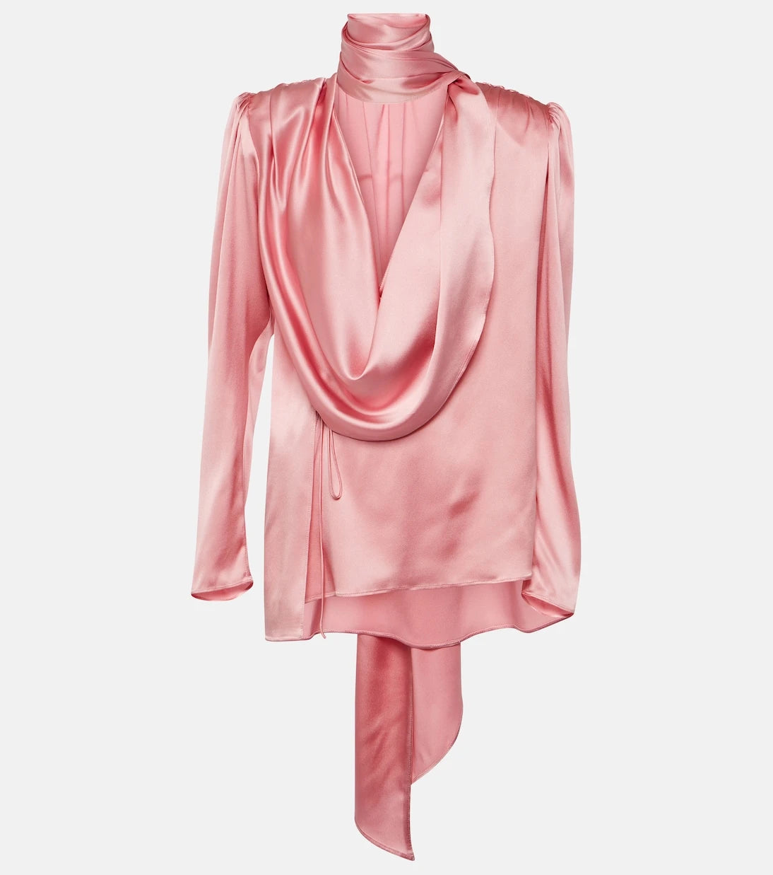 Magda Butrym - Draped silk-blend blouse